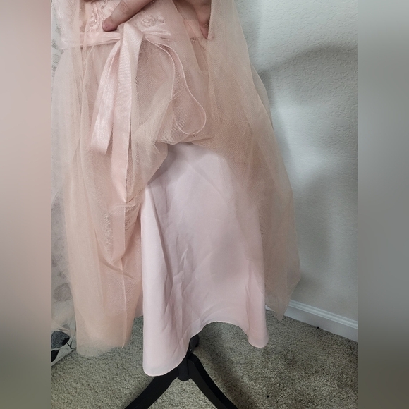 💚HP💚NWT Mori Lee by Madeline Gardner Beaded Corset Ballerina Tulle Skirt Dress - Picture 6 of 16